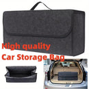 Organizador Maletero Coche Plegable – Caja de Almacenamiento Antideslizante con Compartimentos