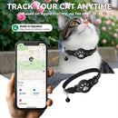 Collar GPS Impermeable Mini para Perros y Gatos – Rastreador Antipérdida con Alerta de Movimiento y Localización Global Remota